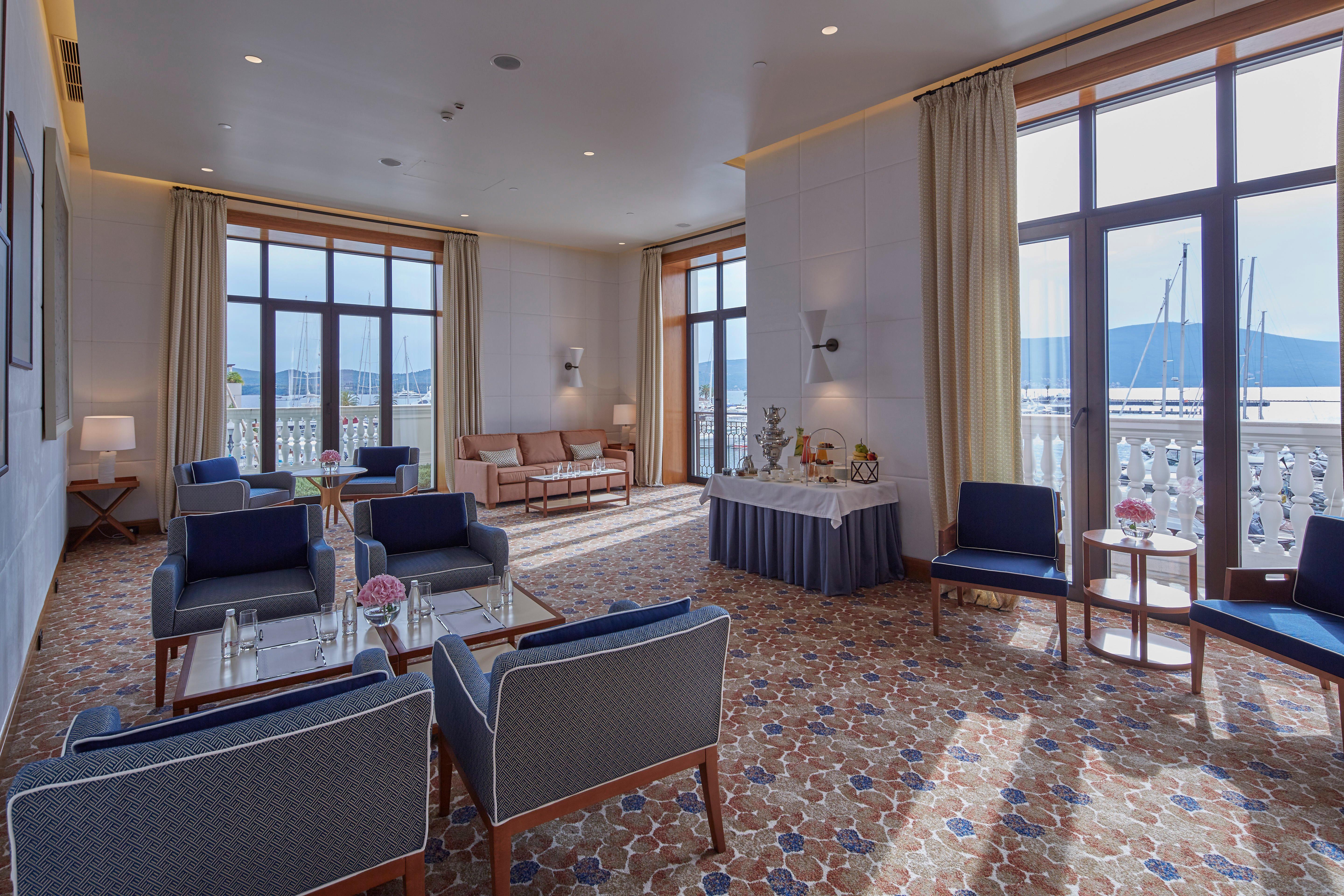 Regent Porto Montenegro Teodo Esterno foto The Club Lounge at the Grand Hyatt Hotel, Amman