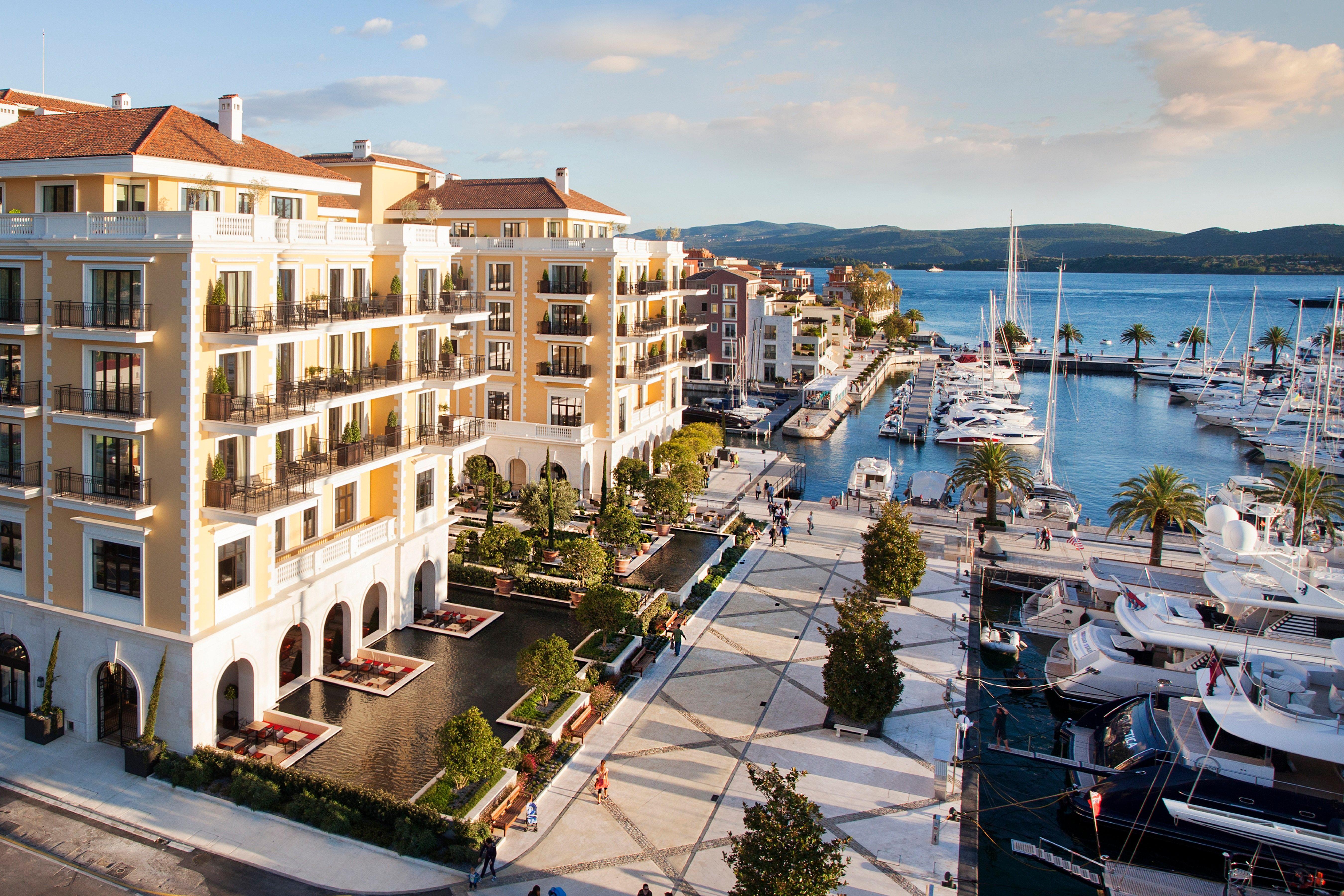 Regent Porto Montenegro Teodo Esterno foto View of the marina